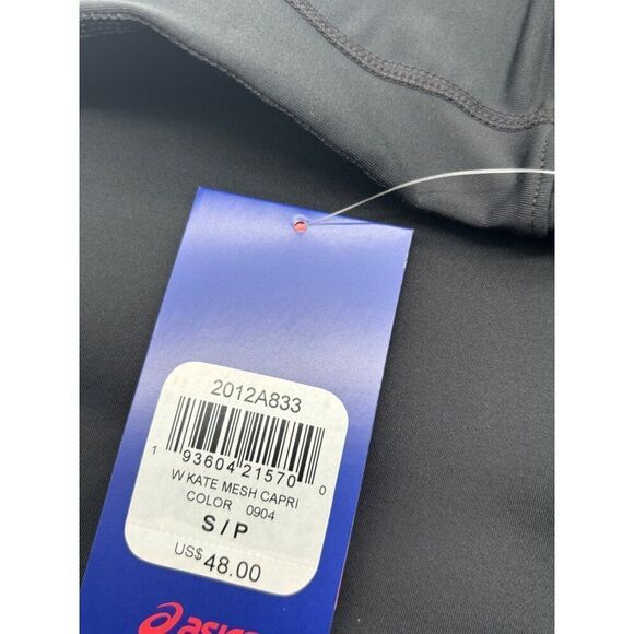 ASICS Women's Kate Mesh Capri , Black, Sz. S - Picture 8 of 11